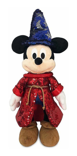 Mickey Mouse Hechicero Peluche 38cm Fantasía 80 Aniv Disney