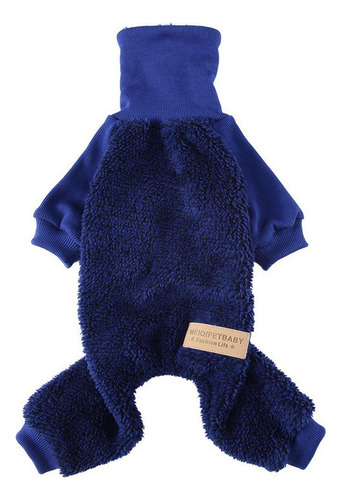 Rocker Velvet High Neck Plush Pet Clothes