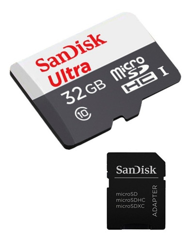 Memoria Sandisk Micro Sd Hc Ultra 32gb Clase10 Video Full Hd