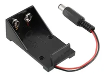 Comprar Porta Batería Para Pila De 9v Con Plug 2.1 1 Pieza Duinar