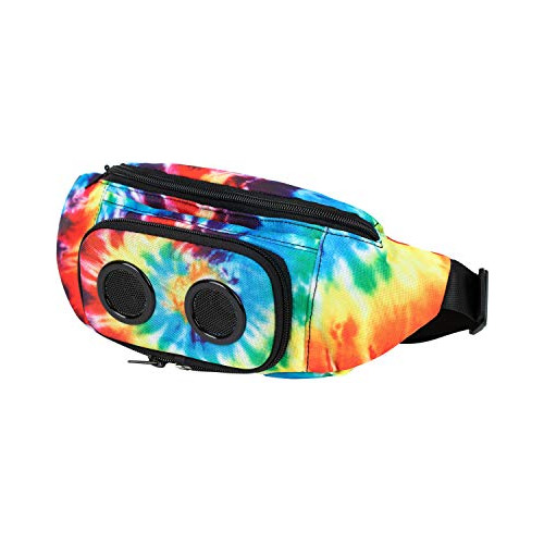 1 With Speakers Bluetooth Fanny Pack For Partie Rave Tie