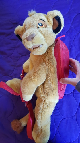 Mochila El Rey Leon Peluche