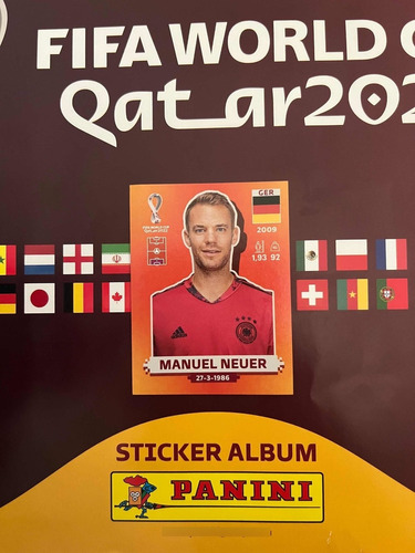 Lamina Sticker Manuel Neuer Panini 2022