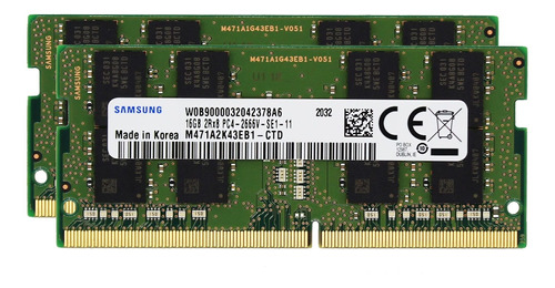 Memoria Ram 32gb 2x16gb Ddr4 2666 Mhz Sodimm Adamanta Am52se