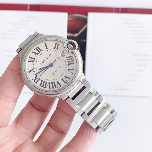 Cartier Ballon Bleu Xl Automático Completo Impecável