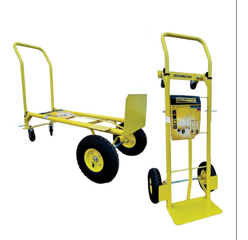 Imagen 1 de 12 de Carro Carrito Zorra 250kg Plegable Multifunción Crossmaster