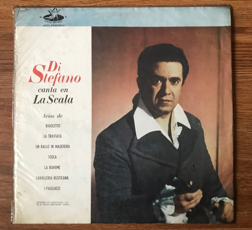Vinilo - Di Stefano - Canta En La Scala
