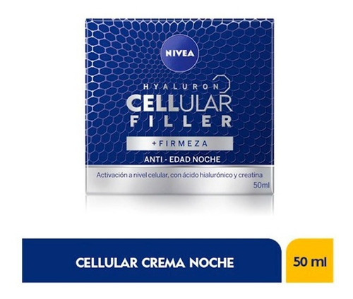 Crema Facial Nivea Filler Cellular Noc - mL a $1300