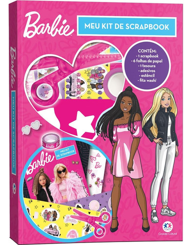 Livro Barbie - Meu Kit De Scrapbook