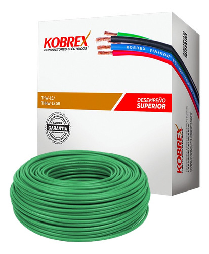 Cable Kobrex Thw Calibre 8 - Verde