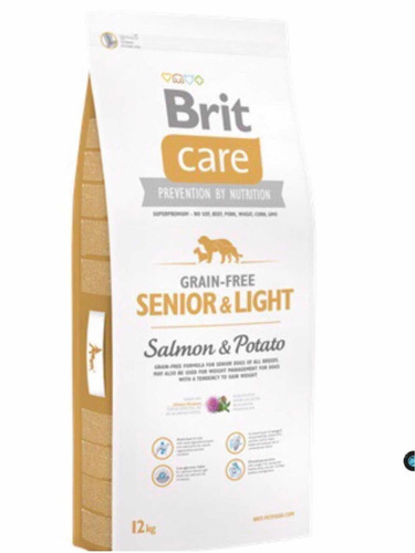 Alimento Europeo Libre De Granos Brit Care Senior&light 12k