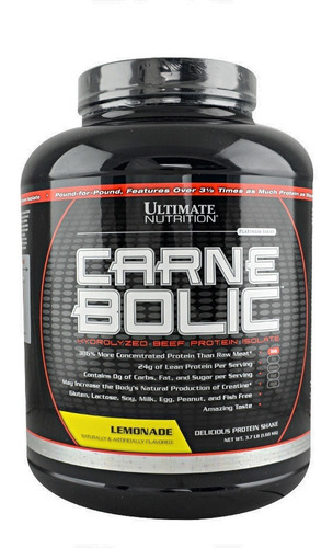 Proteina Carnebolic Ultimate Usa 3.70lb Limonada No Days Off