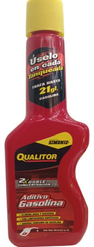 Aditivo Para Gasolina Carro Simoniz 140ml Qualitor