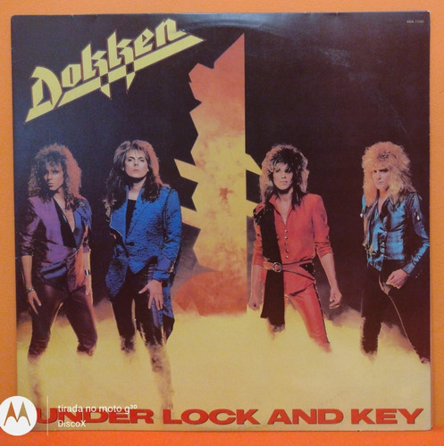 Dokken Under Lock And Key - Lp Disco De Vinil Promo