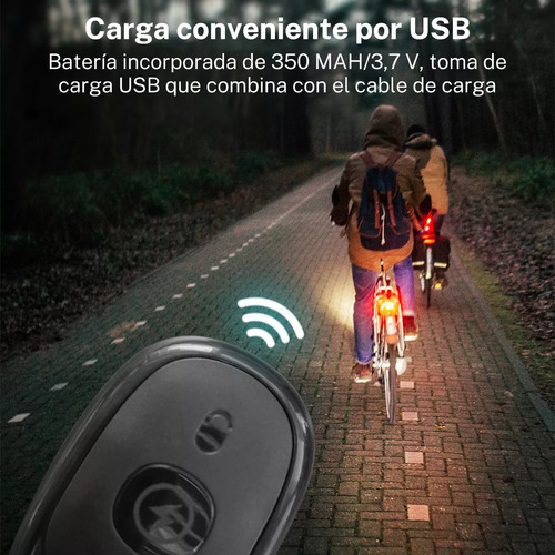 Luz Estroboscópica Led Para Motocicletas 7 Colores Recargabl