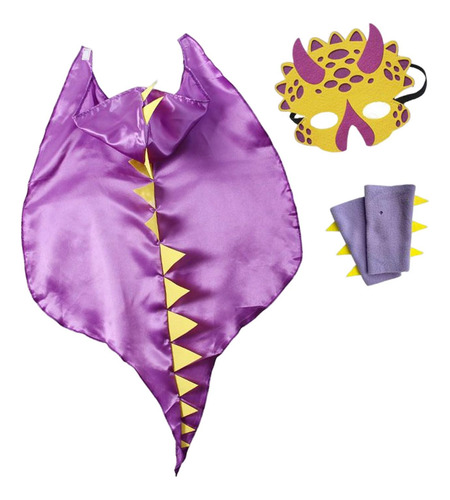 4 Disfraz De Dinosaurio Fantasía Capa Creativa Ropa,
