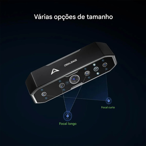 Creality Cr-scan Otter Scanner 3d Colorido Precisão 0.02 Mm