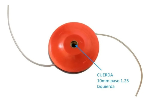 Imagen 2 de 4 de Cabezal Porta Hilo Husqvarna Toro Desbrozadora M10x1.25 L