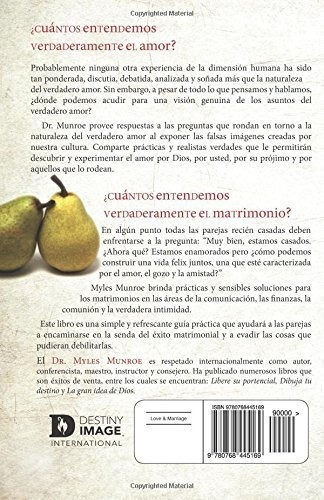 El Proposito Y Poder Del Amor Y El Martimonio -..., De Munroe, My. Editorial Destiny Image Publishers En Español