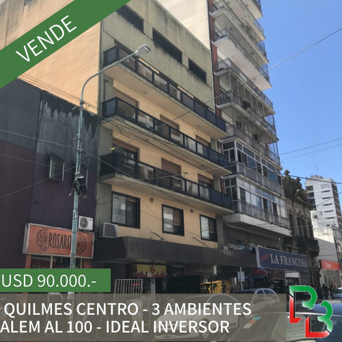 Vende Departamento 3 Ambientes Quilmes Centro - Ideal Inversor