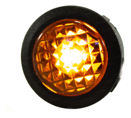 Indicador Luz Led Piloto Testigo 12v 20mm Amarillo