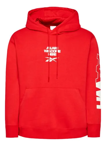 Sudadera reebok hombre rojas hotsell