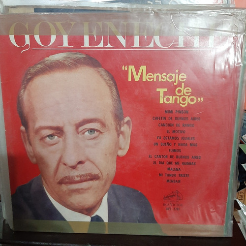 Vinilo Roberto Goyeneche Mensaje De Tango T1