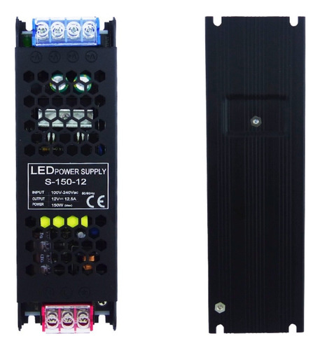 Fuente Poder 150 Watt 220 Volt A 12 Volt Para Tiras Led