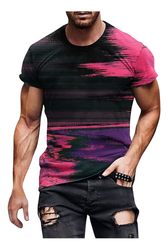 Nueva Camiseta 3d Cómoda Para Hombre, Sin Ubicación, Con Est