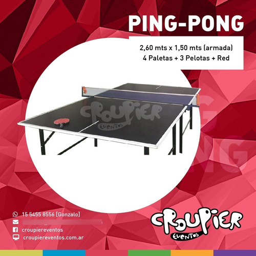 Imagen 4 de 9 de Alquiler De Mesa De Pool Metegol Ping Pong Tejo Sapo Golfito