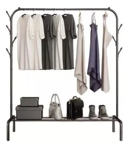 Rack Closet Armable Organizador Colgar Ropa Perchero