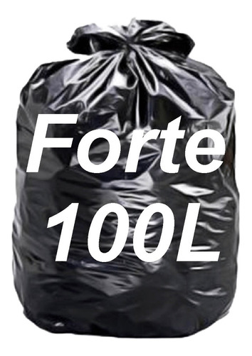 Saco De Lixo 100 Litros Preto C/5 Kg 100l Reforçado 0,18