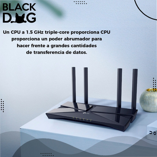 Imagen 3 de 5 de Router Archer Ax10 Tp-link V1.20 1.5 Gbps Negro 220v