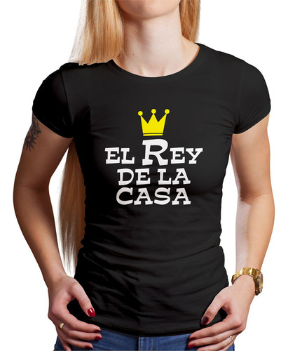 Polo Dama El Rey De La Casa (d0837 Boleto.store)