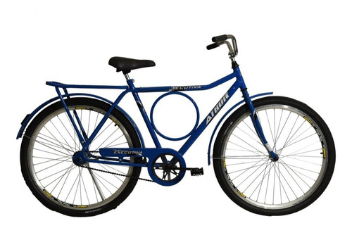 Bicicleta Athor Aro 26 Executiva Tipo Barra Circular Cor Azul