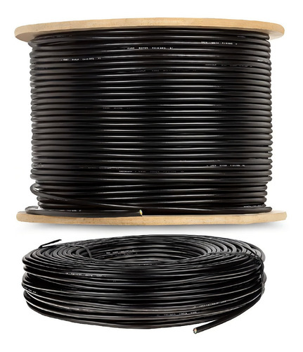 Imagem 2 de 4 de Cabo Manga 10 Vias X 26 Awg Preto 30 Metros - Sem Blindagem