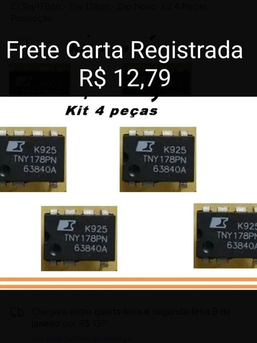 Ci Tny178pn - Tny 178pn - Dip Novo  Kit 4 Peças Promoção