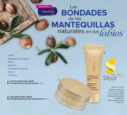 Set Balsamo Y Exfoliante Para Labios Mantequillas Naturales