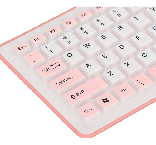 Teclado Plegable De Silicona, 103 Teclas, Cable Usb, Silicon