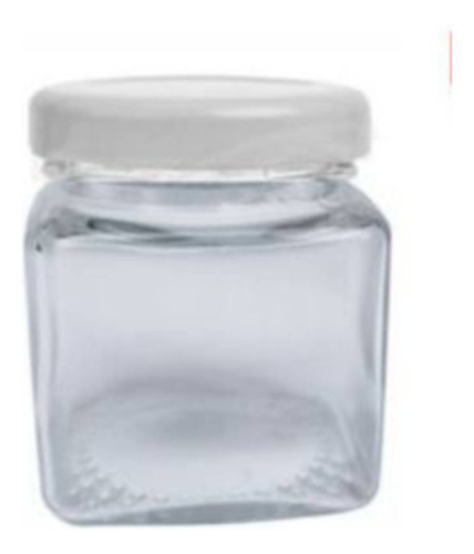 Set 4 Frascos Con Tapa Vidrio 280ml