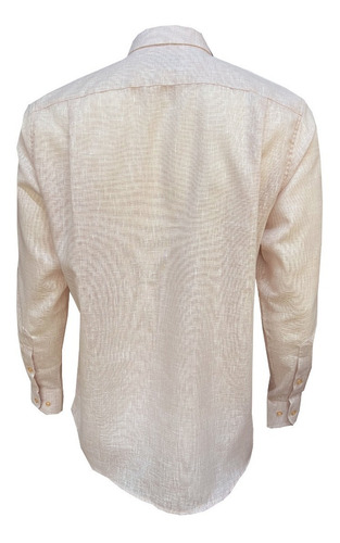 Imagen 4 de 4 de Camisa De Lino Para Hombre