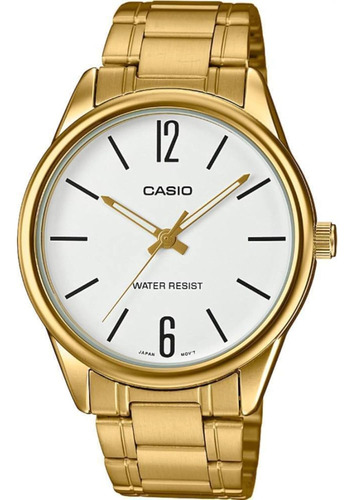 Reloj Casio Mtp-v005g-7b Acero Hombre Dorado