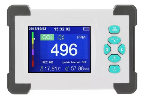 Detector Portátil De Dióxido De Carbono Útil Medidor De Co2