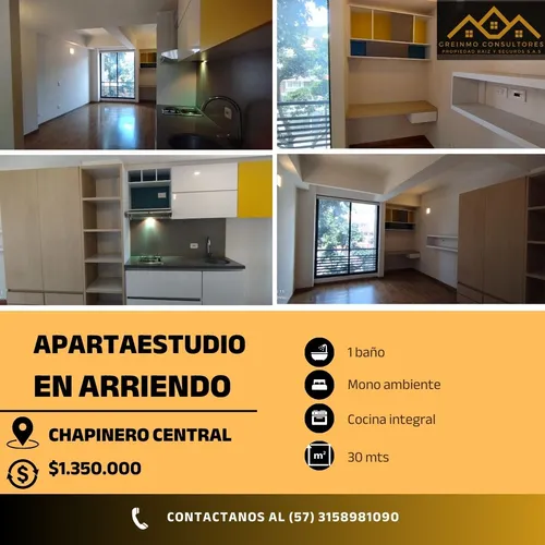 Aparta Estudio En Arriendo Chapinero