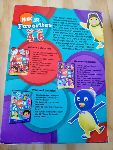 Nick Jr Favorites Volumen Al (pack Dvd) Importado MercadoLibre