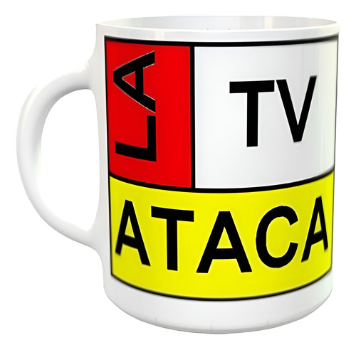 Taza Cerámica Sublimada Las Urracas Parlanchinas Blanco La Tv Ataca D1