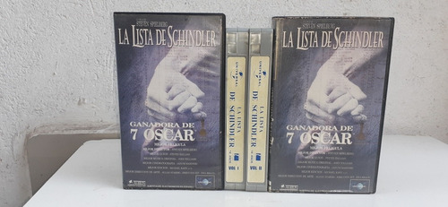 Vhs  La Lista De Schindler  De Steven Spielberg Vol 1 Y 2