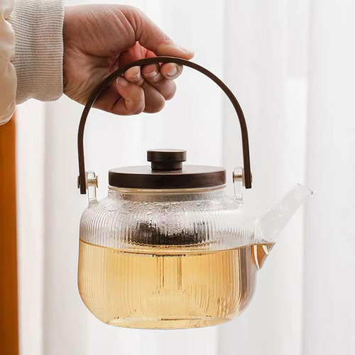 Tetera De Vidrio Para Té, Tetera De Kung Fu De 1000 Ml,