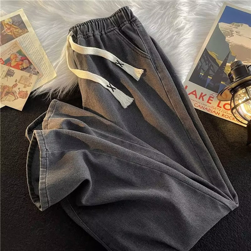 Pantalones Vaqueros Con Tirantes Elásticos Con Cordón Para H