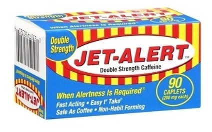 Jet Alerta Caffeine 200 Mg Jet Alert Doble Fuerza 90 Tabs 